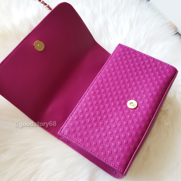 Tory Burch Marion Embossed Shrunken Shoulder Bag - Picture 6 of 8